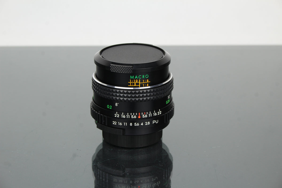 Supra MC 1:2.8 F=28mm Manual Focus Macro Lens (Unknown Mount)