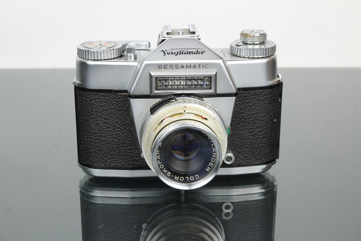 Voigtlander Bessamatic + 50mm f/2.8 Color-Skopar lens