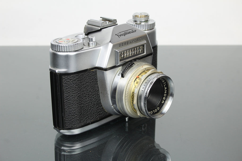 Voigtlander Bessamatic + 50mm f/2.8 Color-Skopar lens