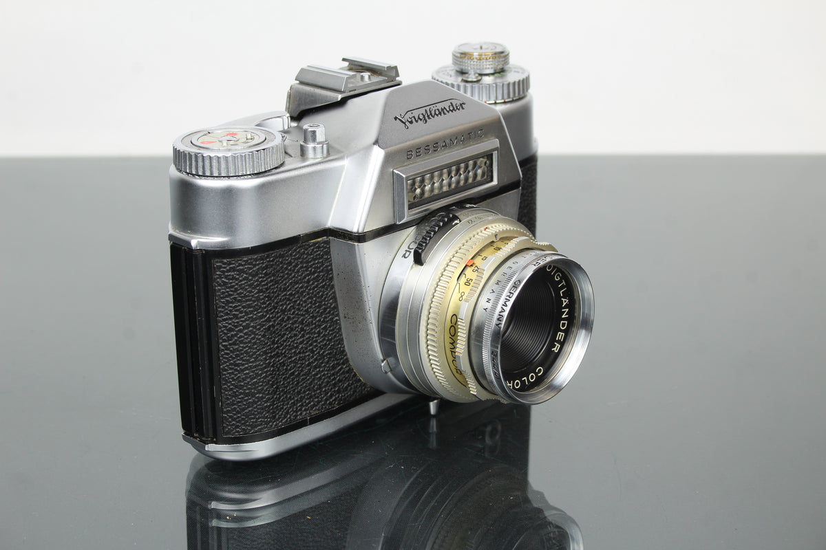 Voigtlander Bessamatic + 50mm f/2.8 Color-Skopar lens