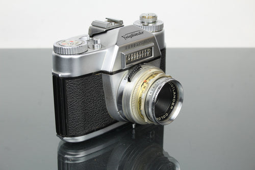 Voigtlander Bessamatic + 50mm f/2.8 Color-Skopar lens