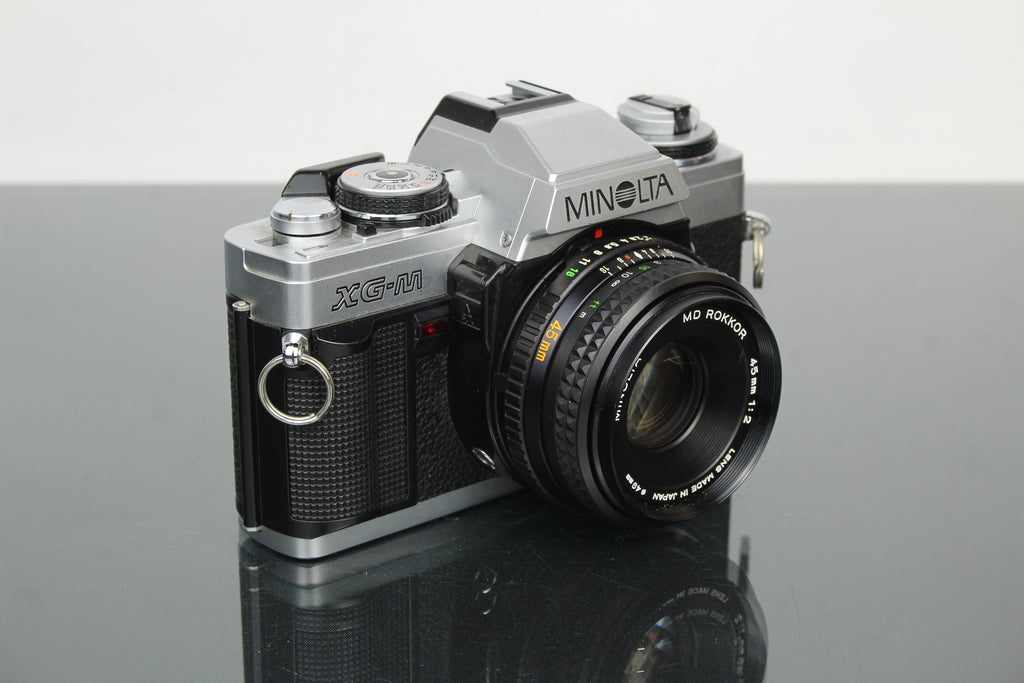Minolta XG-M + 45mm 1:2 Minolta MD Rokkor lionsa