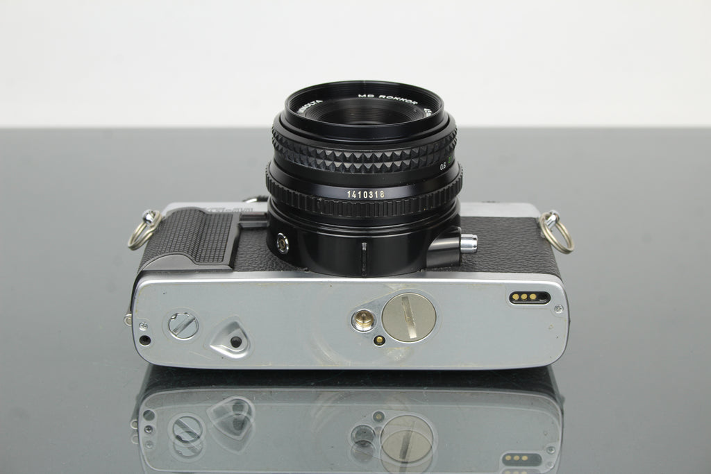 Minolta XG-M + 45mm 1:2 Minolta MD Rokkor lionsa
