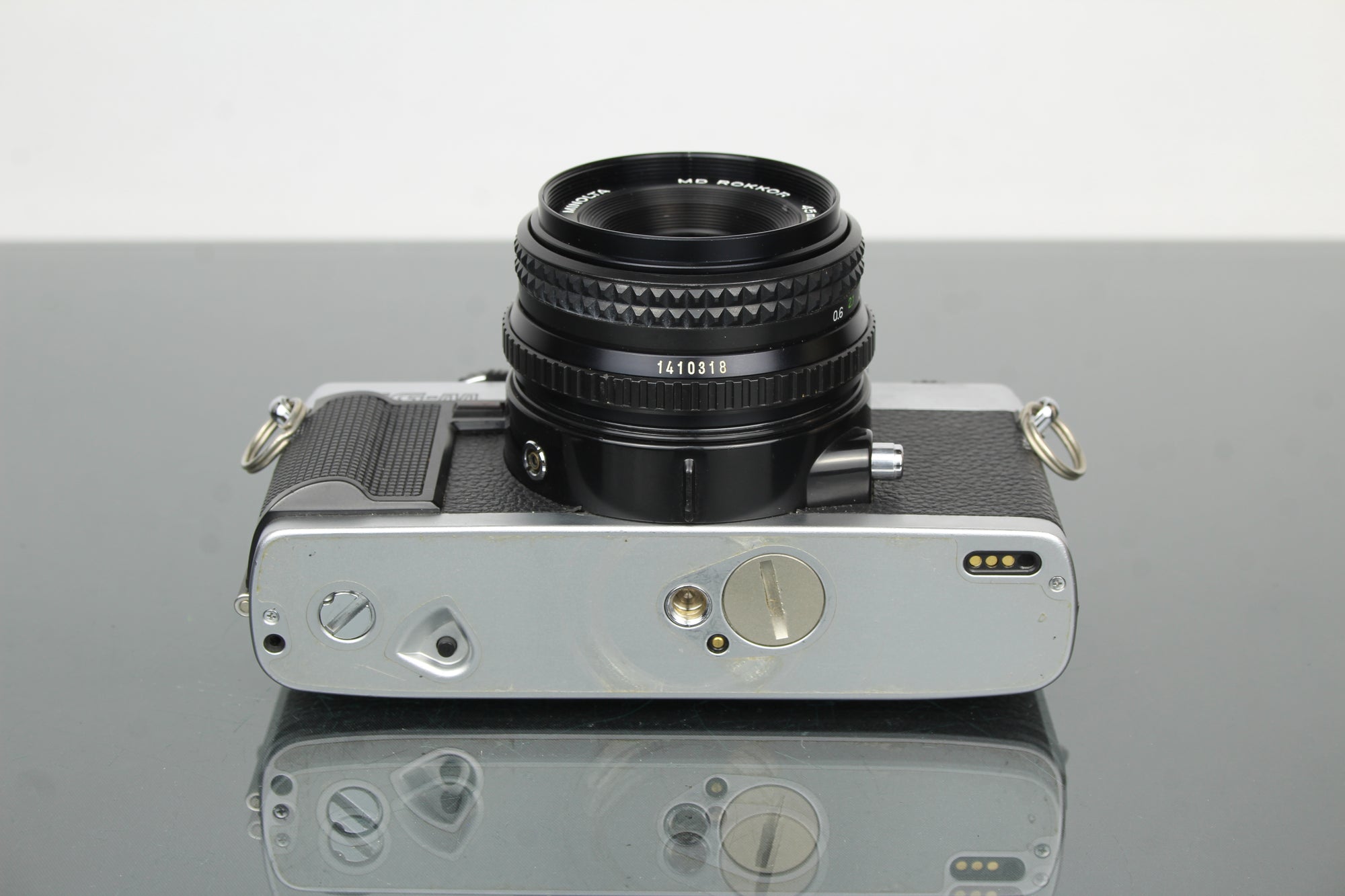 Minolta XG-M + 45mm 1:2 Minolta MD Rokkor lionsa