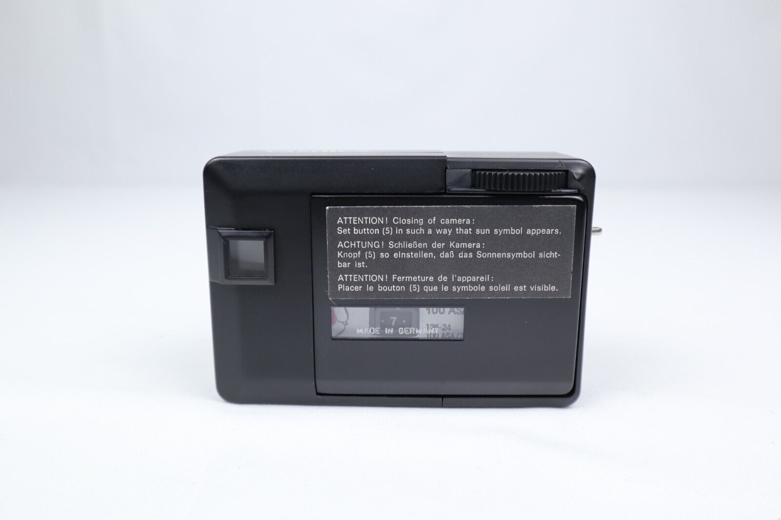 Yashica Minipak | 35mm point & Shoot Camera | Black - Dutch|Thrift